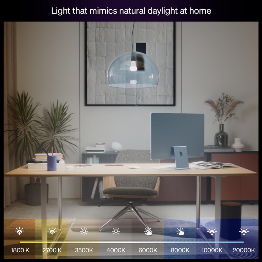 Philips Hue Smart LED A19 Bulb, White and Color Ambiance, E26 Base, 9.5W, Full Spectrum Light 1000K-20000K, 1100 Lumens, Dimmable, Works with Alexa, Google Assistant, and Apple Home, 1 Pack 🍁 All In One Marketplace Canada