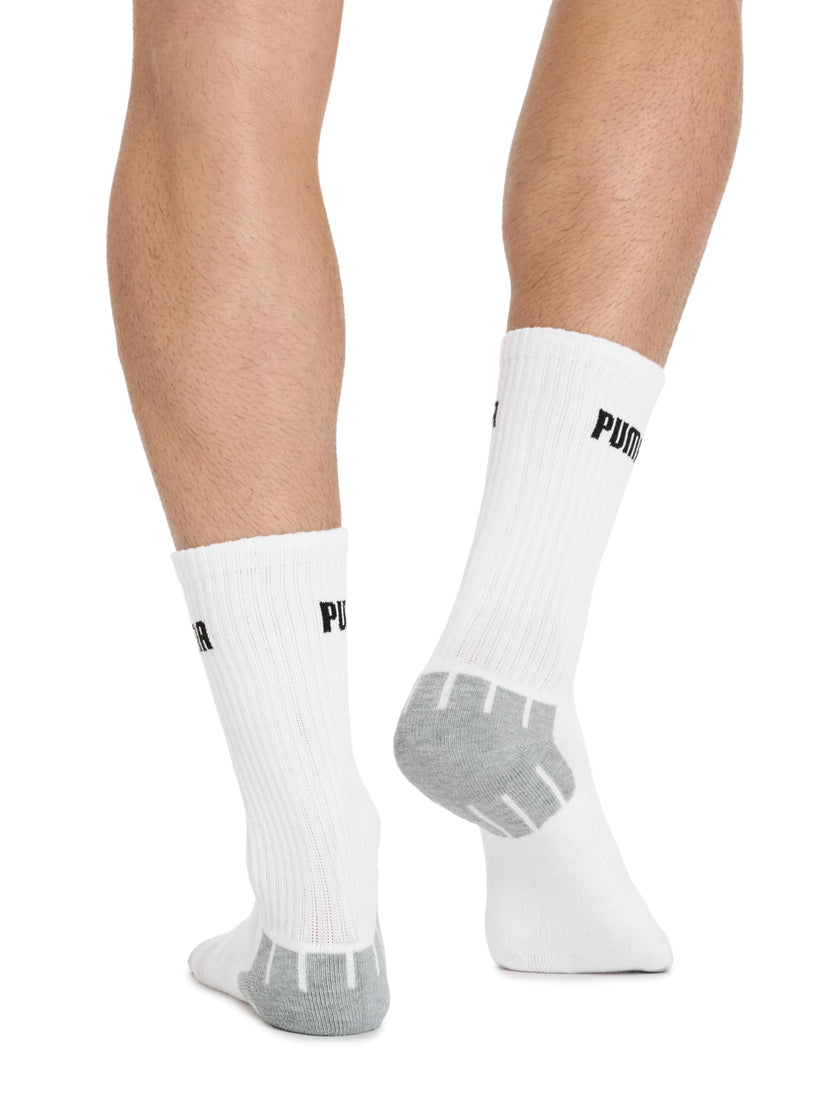 PUMA Men's 8 Pack Athletic Cushioned Crew Socks, White/Black, 10-13 🍁 All In One Marketplace Canada
