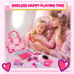 INNOCHEER Little Girls Purse, Kids Toy Purse with Pretend Makeup, Play Purse for Little Girls, Pretend Play Toddler Purse, Birthday Christmas Princess Gifts Toys for Girls 3 4 5 6 7 8 Year Old 🍁 All In One Marketplace Canada