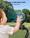 Portable Stroller Fan, Mini Baby Fan Clip on Fan, LED Display, 360° Rotate Flexible Tripod, Rechargeable Small Personal Handheld Fan Cooling Desk Fan for Car Seat Crib Treadmill Travel 🍁 All In One Marketplace Canada