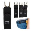 Adjustable Iron-Hook Lazy Belt for Men – No-Buckle Velcro Belt | Black & Brown