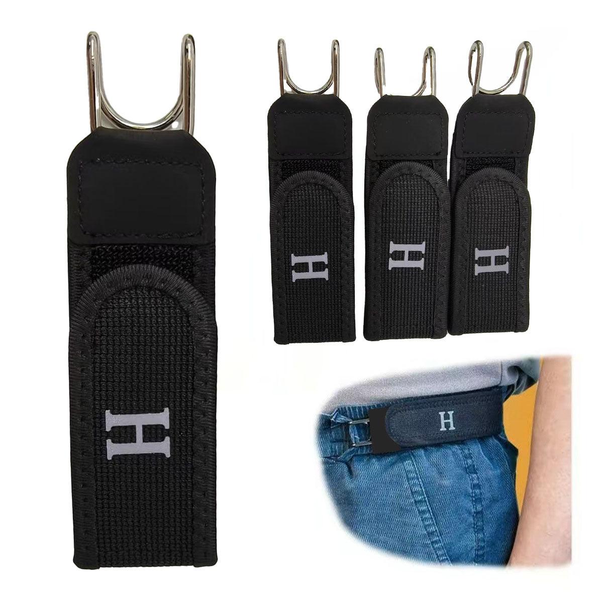 Adjustable Iron-Hook Lazy Belt for Men – No-Buckle Velcro Belt | Black & Brown