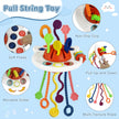 6 in 1 Baby Montessori Toys for 6-12 Months, Montessori Toys for Babies Incl Pull String Toy, Stacking Cups, Tissue Box Toy, Suction Cup Spinner Toys, Stacking Blocks, Activity Cube Gift for Boy Girl 🍁 All In One Marketplace Canada