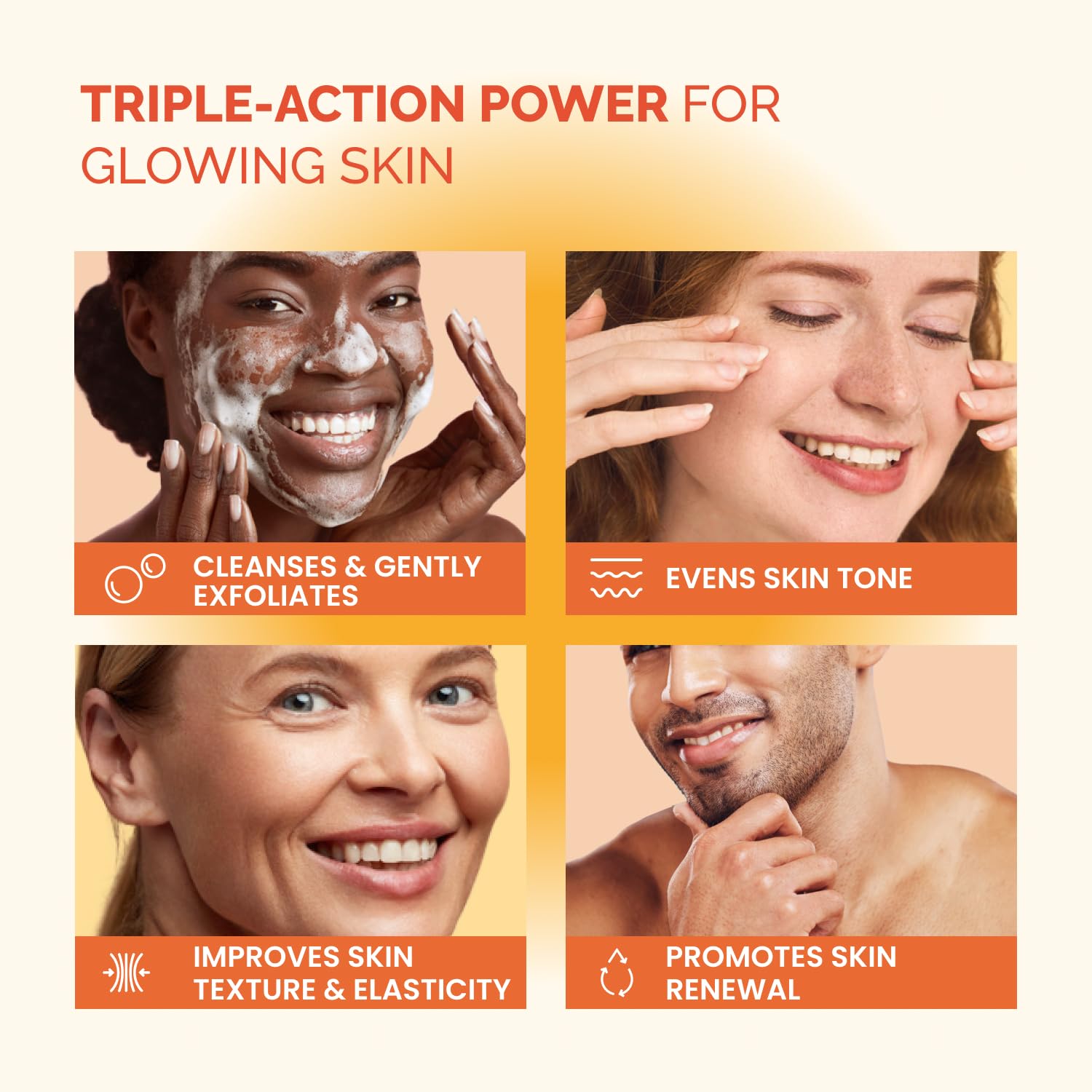 PLANTIFIQUE Turmeric & Kojic Acid Soap for Hyperpigmentation, Lab Tested - 4 Bars with Mesh Net - Face & Body Wash with Hyaluronic Acid, Collagen, Vitamin C - 320g / 11.28 oz 🍁 All In One Marketplace Canada