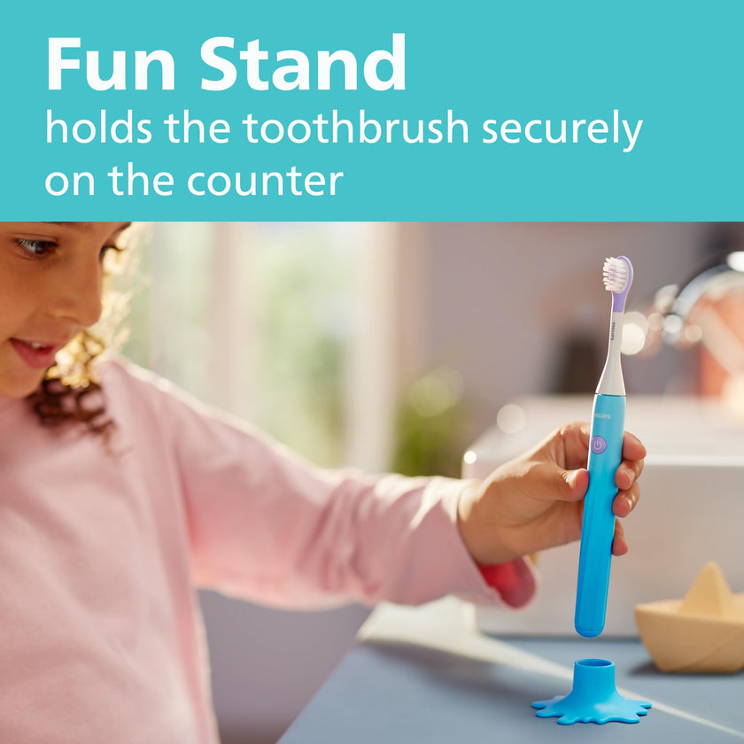 Philips One for Kids by Sonicare Battery Electric Toothbrush, Blue, HY1130/02 🍁 All In One Marketplace Canada