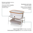 Maxi-Cosi Iora Bedside Bassinet , infant bedside sleeper crib, 4 height positions, portable & folds flat, large storage basket, includes travel bag, Horizon Sand 🍁 All In One Marketplace Canada