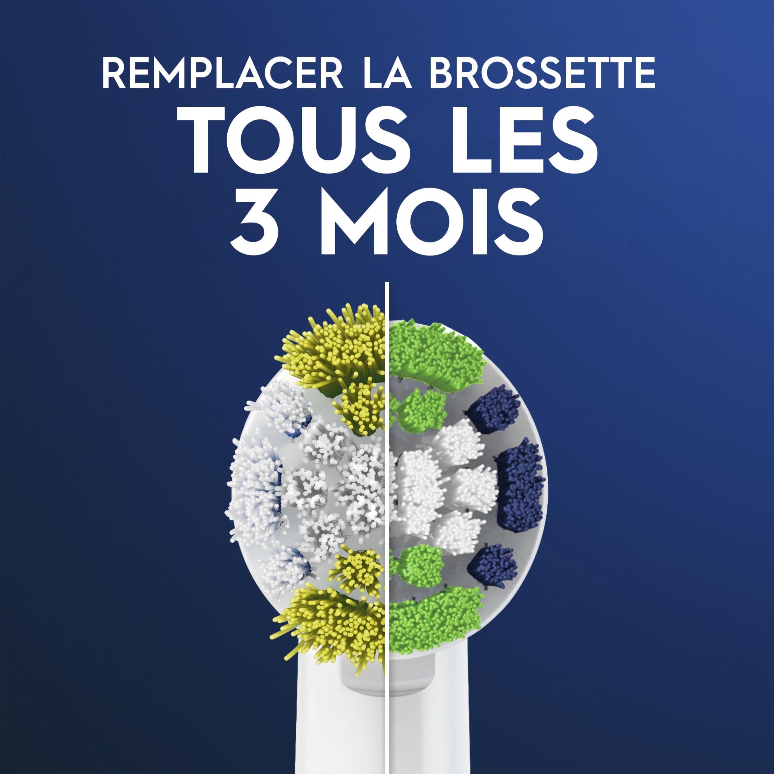 Oral-B Precision Clean Electric Toothbrush Replacement Brush Heads Refill, White, 3 Count 🍁 All In One Marketplace Canada