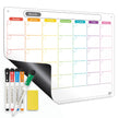 Magnetic Calendar for Fridge, Dry Erase Whiteboard Calendar Monthly Planner, 6-Week Layout, Easy to Clean, Extra-Thick Strong Magnetic Hold, Includes Dual-Magnet Markers & Eraser 43 x 33 cm 🍁 All In One Marketplace Canada
