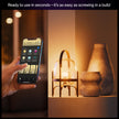 Philips Hue Smart LED A19 Bulb, White and Color Ambiance, E26 Base, 9.5W, Full Spectrum Light 1000K-20000K, 1100 Lumens, Dimmable, Works with Alexa, Google Assistant, and Apple Home, 1 Pack 🍁 All In One Marketplace Canada