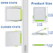 4 Pack Sliding Glass Door Locks for Child Safety, Baby Proof Closets, Sliding Window Locks, with Strong 3M Adhesive Tape, No Screws or Drills, Easy Clean (Green) 🍁 All In One Marketplace Canada