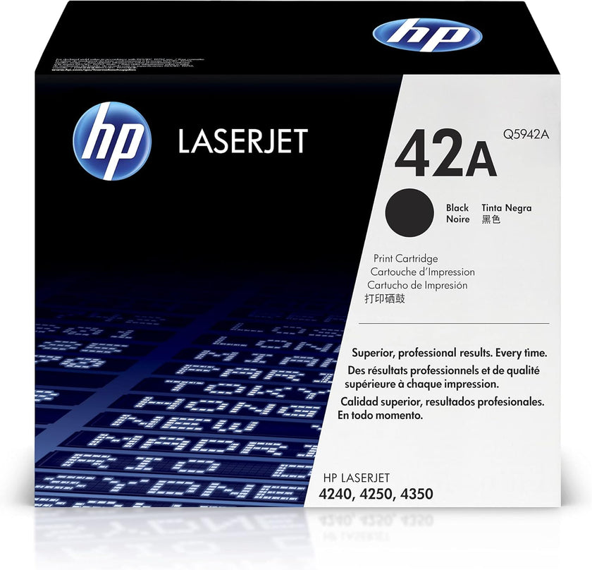 HP 42A (Q5942A) Black Original LaserJet Toner Cartridge