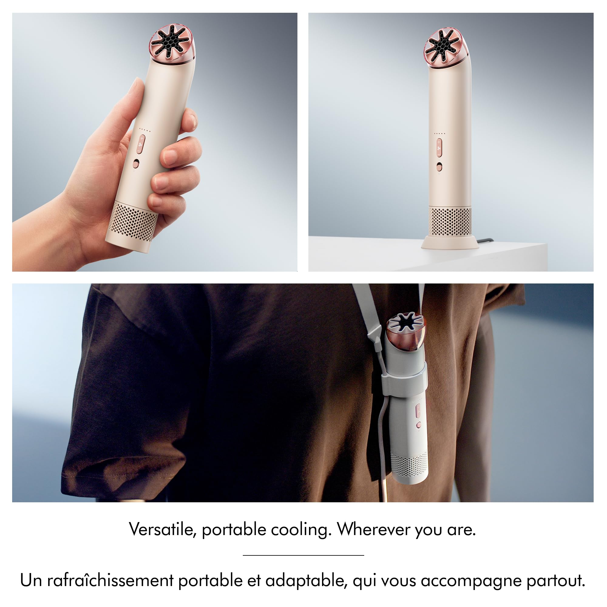 Dyson HushJet™ Mini Cool fan (Stone/Blush) 🍁 All In One Marketplace Canada