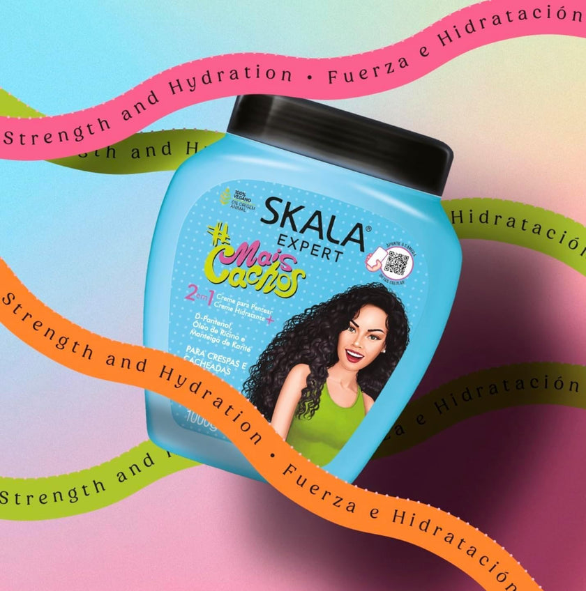 SKALA BRASIL #MAIS CACHOS 2 IN 1 TREATMENT CREAM + LEAVE-IN 🍁 All In One Marketplace Canada