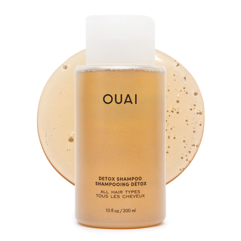 OUAI Detox Shampoo - Clarifying Shampoo for Build Up, Dirt, Oil, Product and Hard Water - Apple Cider Vinegar & Keratin for Clean, Refreshed Hair - Sulfate-Free Hair Care (10 oz) 🍁 All In One Marketplace Canada
