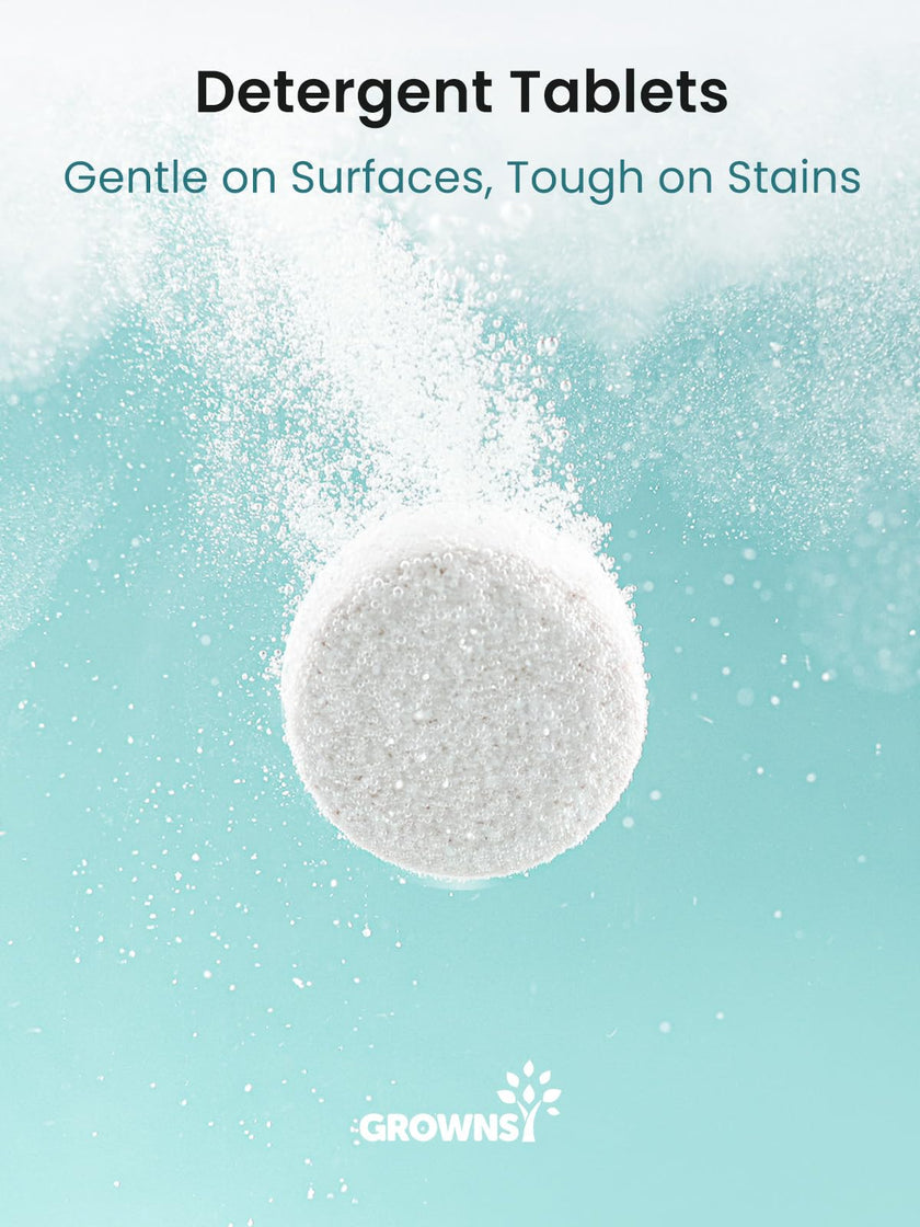 Grownsy Detergent Washing Tablets 130 PCS for Momcozy, Baby Brezza, Papablic Bottle Washer, Compatible with All Brands Baby Bottle Washers 🍁 All In One Marketplace Canada