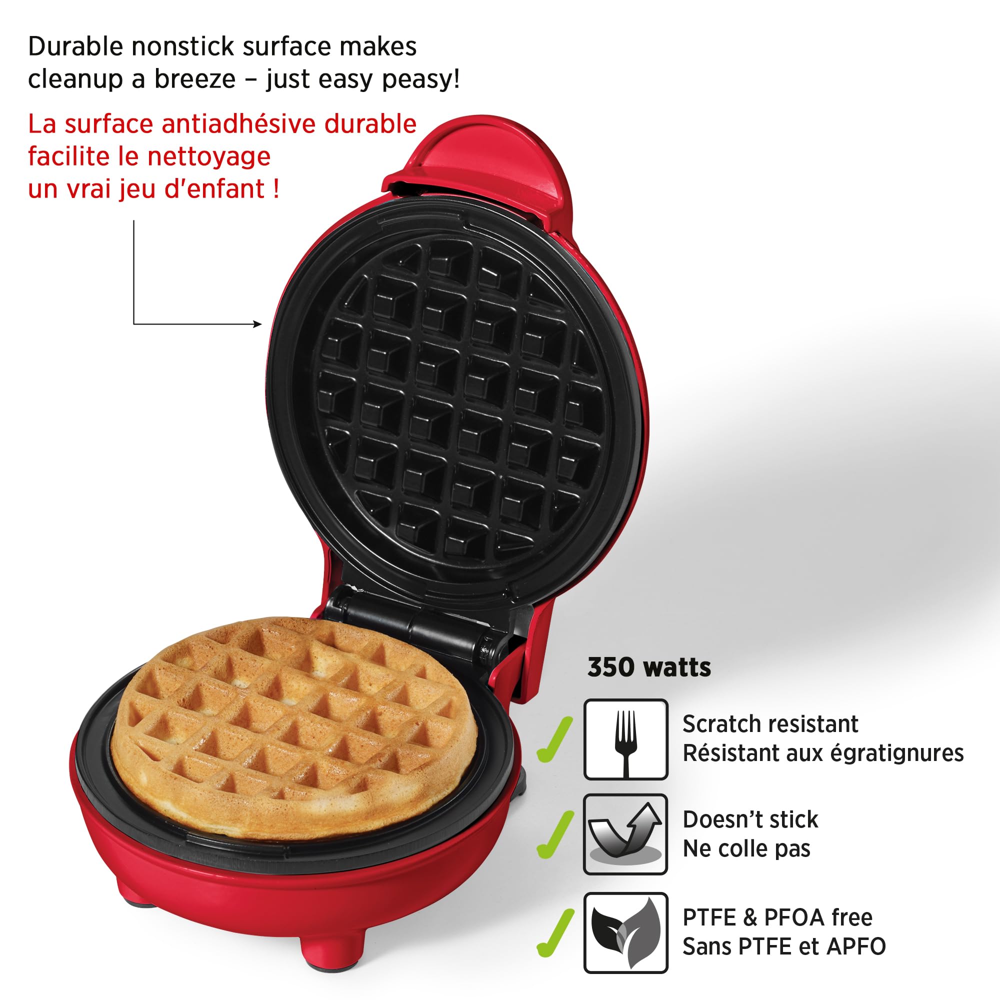 Starfrit Electric Mini Waffle Maker - 4