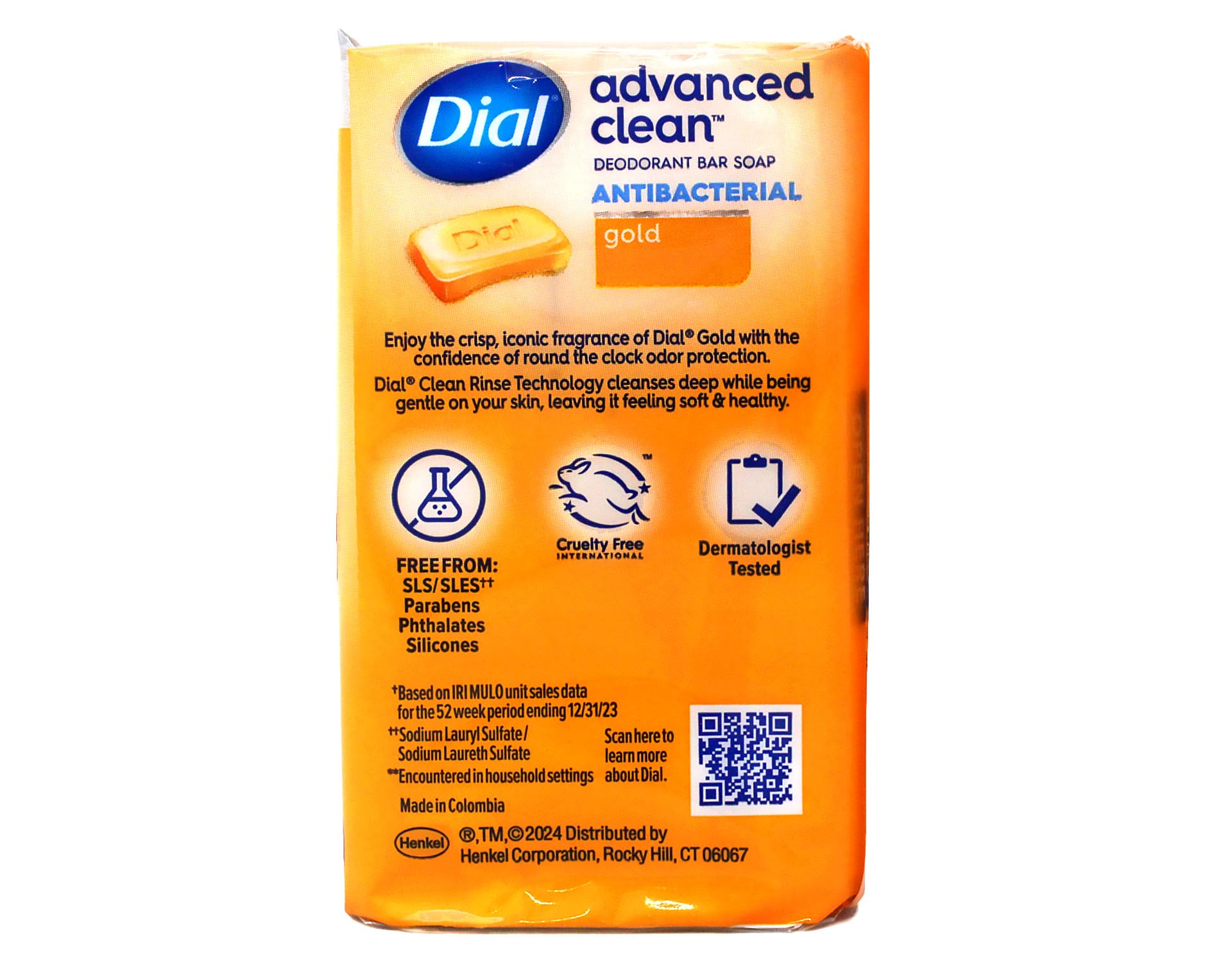 Dial Advanced Clean Deodorant Bar Soap Antibacterial Gold 3 Bars 🍁 All In One Marketplace Canada