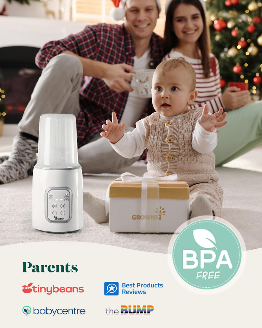 Bottle Warmer, GROWNSY 8-in-1 Fast Baby bottle Warmer with Timer LCD Display Accurate Temperature Control for Breastmilk or Formula 🍁 All In One Marketplace Canada