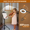 iZELL Desk Lamp, LED Reading Light with Clamp, 3 Color Modes & 10 Brightness Silicone Flexible Arm Book Light for Kids Reading Book in Bed at Night Clip on Table, Zoom Meetings - 15.8'' Black 🍁 All In One Marketplace Canada