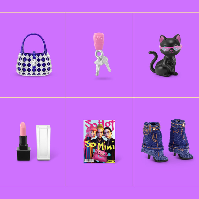 Mini Brands Fashion Series 4 2 Pack by ZURU – Novelty Unboxing Collectible Toy with 5 Mystery Mini Fashion Bags, Shoes & Accessories, 80+ Styles to Collect, Ages 3+, Kids, Teens & Adults 🍁 All In One Marketplace Canada