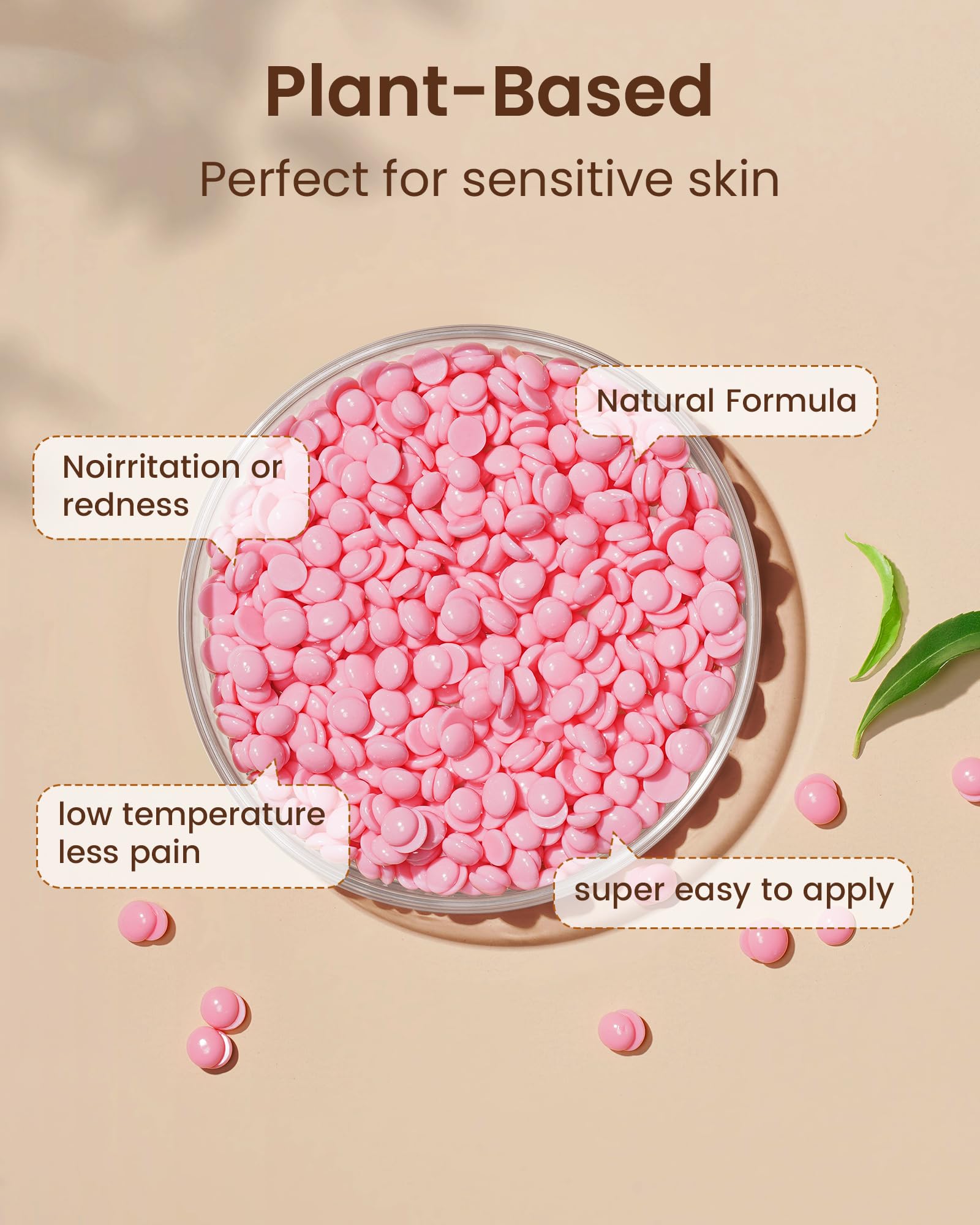 Waxing Kit for Women & Men: Digital Display Waxing Kits, Hard Wax Kit Wax Warmer for Hair Removal with 4-Pack Hard Wax Beads- All-in-One at-Home Wax Pot Machine for Brazilian, Bikini, Legs & Body 🍁 All In One Marketplace Canada