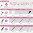 SnnyNyx Cordless Electric Nail Drill 35000 RPM, Professional Nail File Kit with LCD Display, 12 Bits & 36 Sanding Bands, Rechargeable Manicure Pedicure Kit for Acrylic Gel Nails, Salon & Home Use(Rose Gold) 🍁 All In One Marketplace Canada