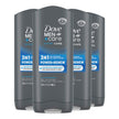 Dove Men+Care Refreshing Power + Renew 3N1 Body, Hair and Face Wash with 24-Hour Nourishing Micromoisture Technology Body Wash for Men 400 ml (Pack of 4) 🍁 All In One Marketplace Canada
