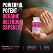 Nutrawave Organic Beetroot Capsules 1400mg – High Potency Nitric Oxide Booster for Energy, Heart & Brain Health – 120 Vegan, Non-GMO Beta Vulgaris Supplements – Raw Beet Root Powder with Vitamins & Antioxidants 🍁 All In One Marketplace Canada