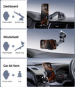 Miracase [2026 Upgraded Strong Military Grade Suction Cup] Car Phone Holder for Cars Dashboard Windscreen Air Vent Desk, 4 in 1 Mobile Phone Mount Automobile Cradle Stand for All Smartphones 🍁 All In One Marketplace Canada