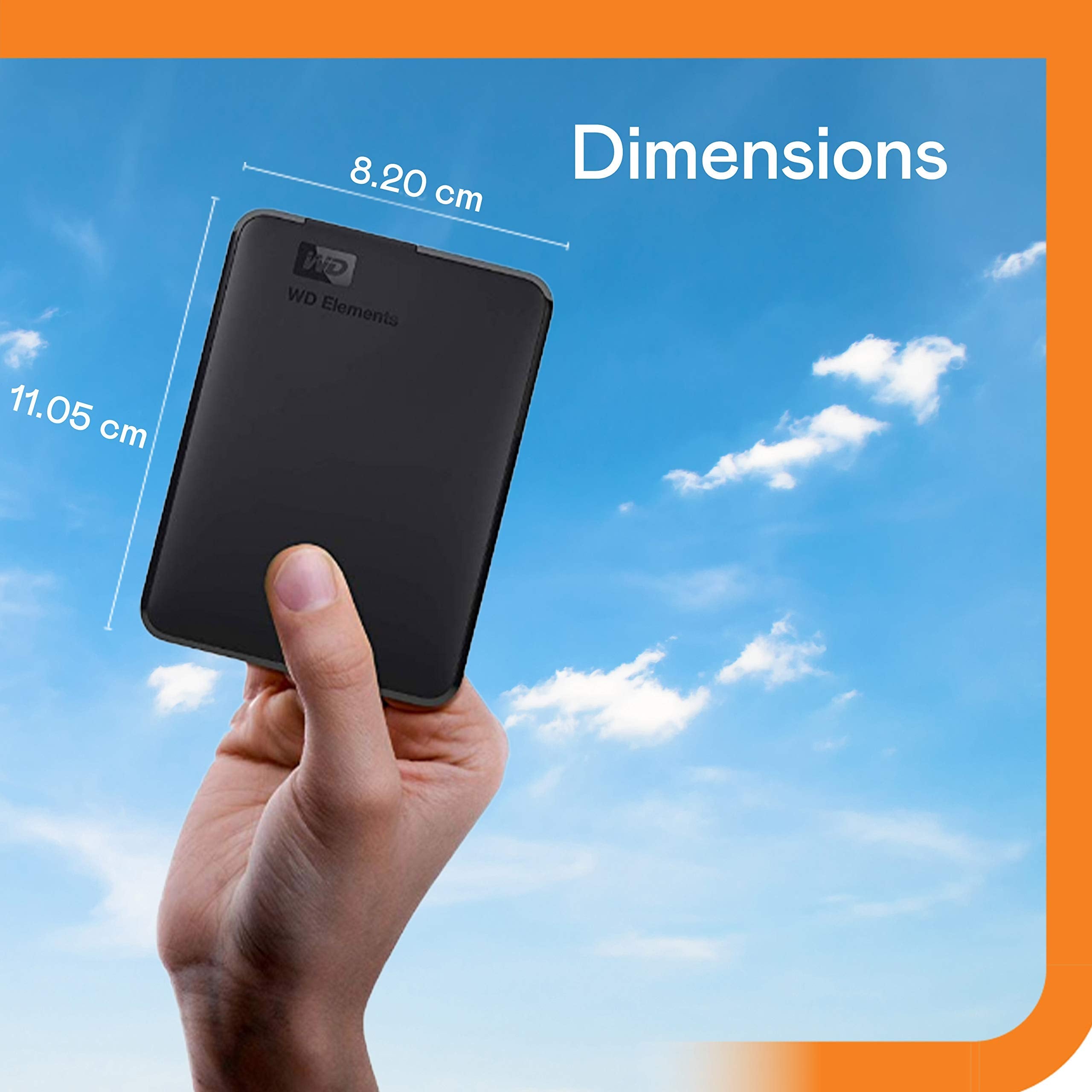 Western Digital 5TB Elements Portable External Hard Drive, USB 3.0 - Western DigitalBU6Y0050BBK-WESN,Black 🍁 All In One Marketplace Canada