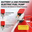 KEIMI Portable Fuel Transfer Pump with Auto-Stop, 3.2 Gallon per Min, 51