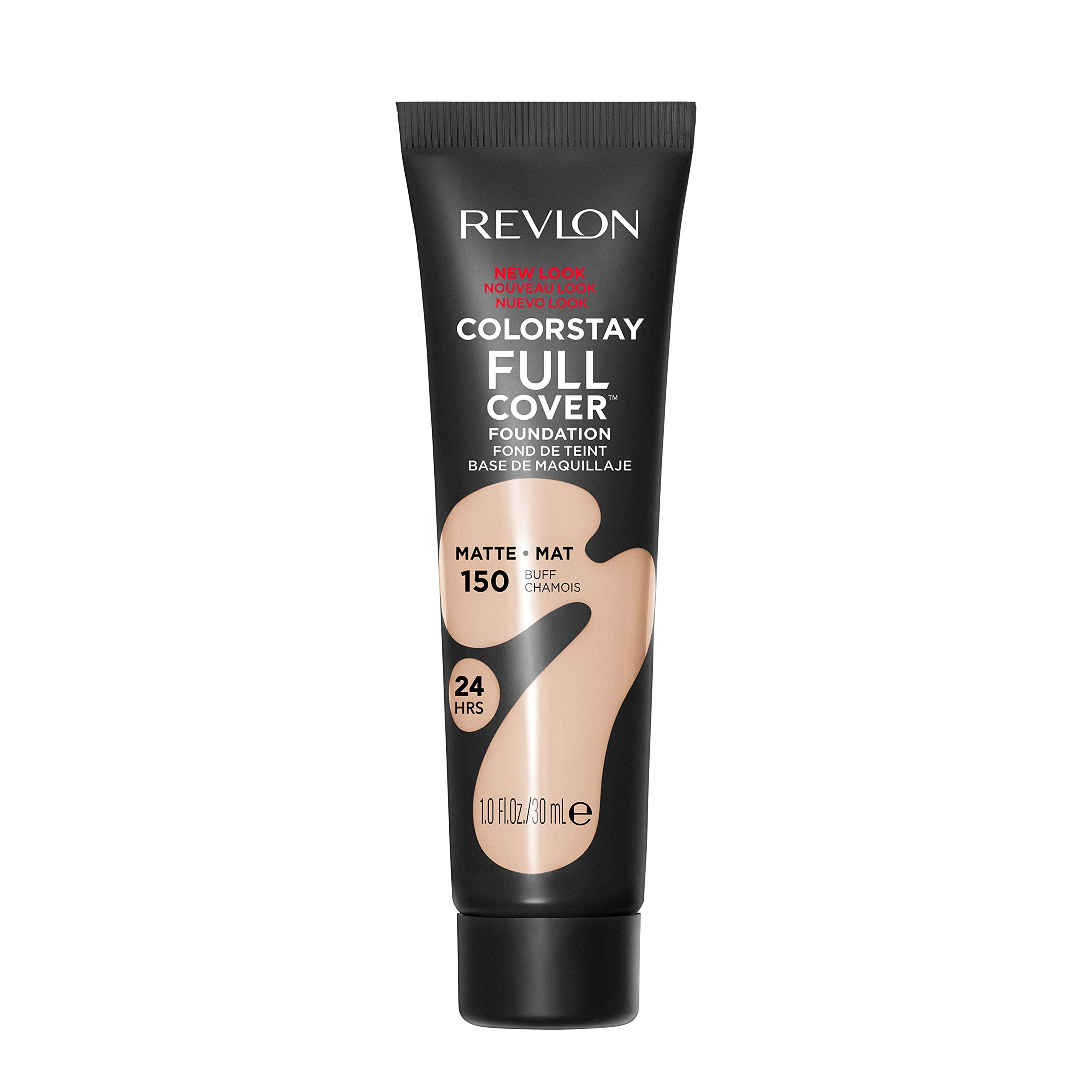 Revlon ColorStay Full Cover Longwear Matte Foundation, Heat & Sweat Resistant Lightweight Face Makeup, Buff (150), 1.0 oz/ 30ml 🍁 All In One Marketplace Canada