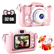 CIMELR Kids Camera Toys for 3 4 5 6 7 8 9 10 11 12 Year Old Boys/Girls, Kids Digital Camera for Toddler with Video, Christmas Birthday Festival Gifts for Kids, Selfie Camera for Kids, 32GB SD Card 🍁 All In One Marketplace Canada