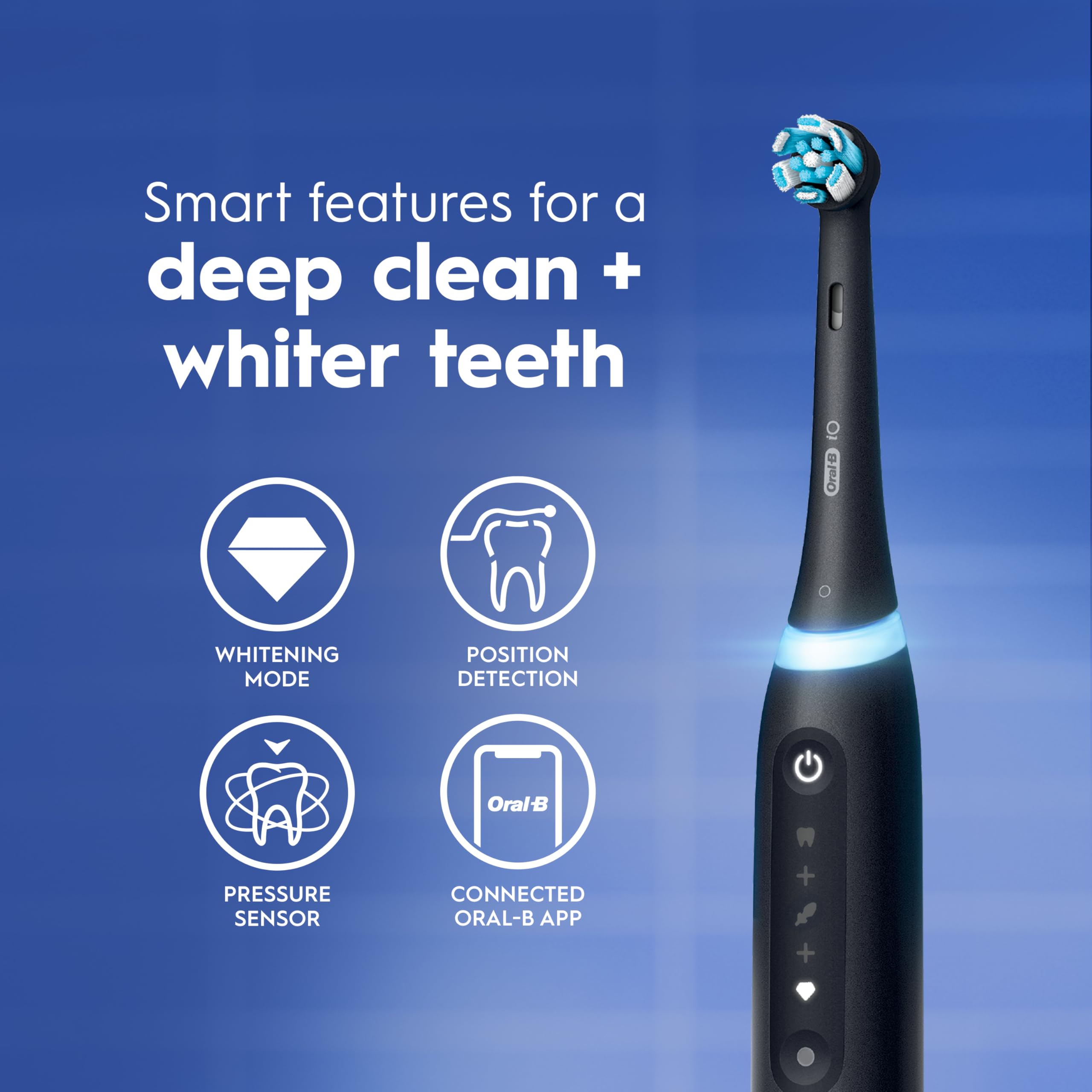 Oral-B iO Series 5 Limited Electric Toothbrush with (3) Brush Head, Rechargeable, White 🍁 All In One Marketplace Canada