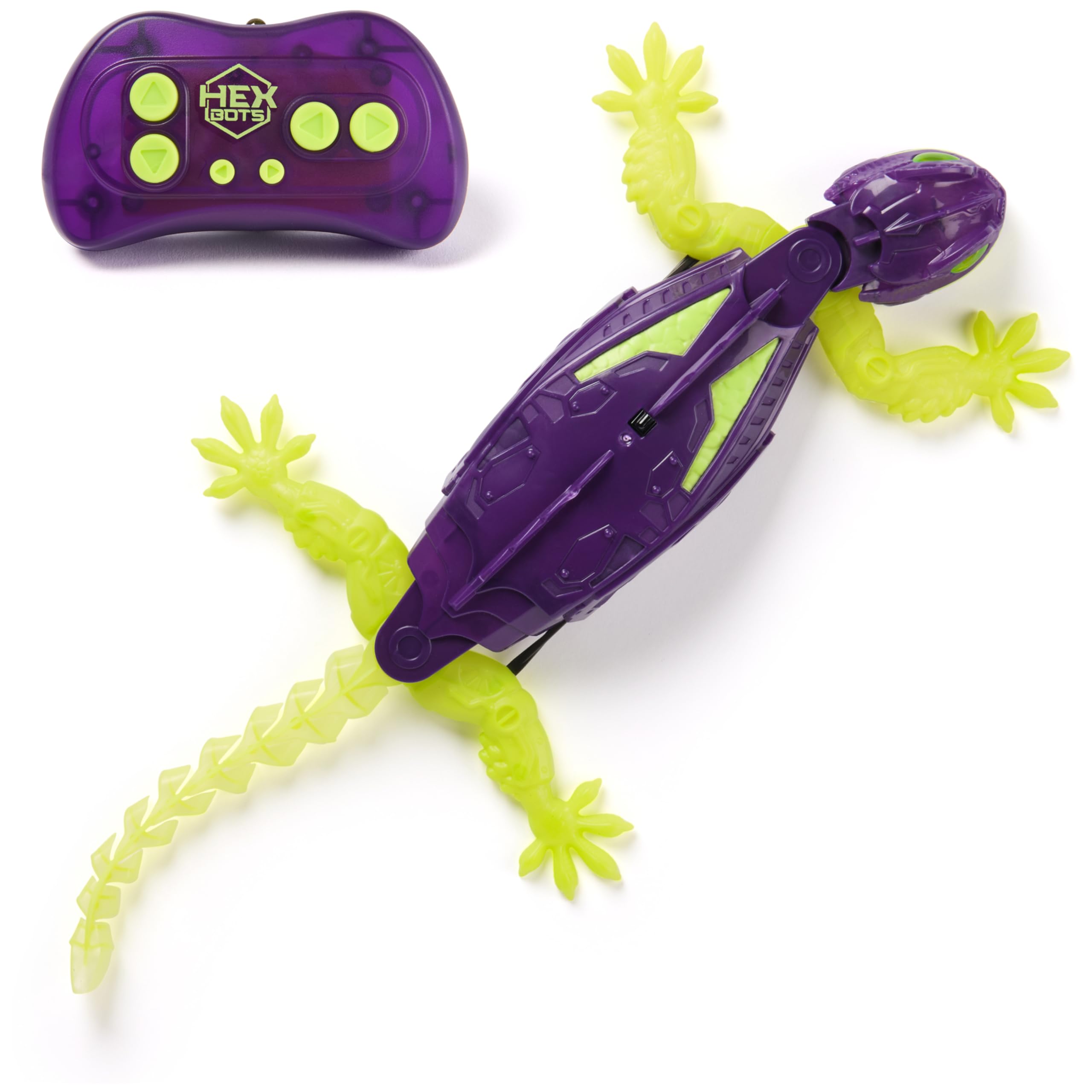 HEX Bots Glow-in-the-Dark Wall Crawler Gecko Remote Control Toy 🍁 All In One Marketplace Canada