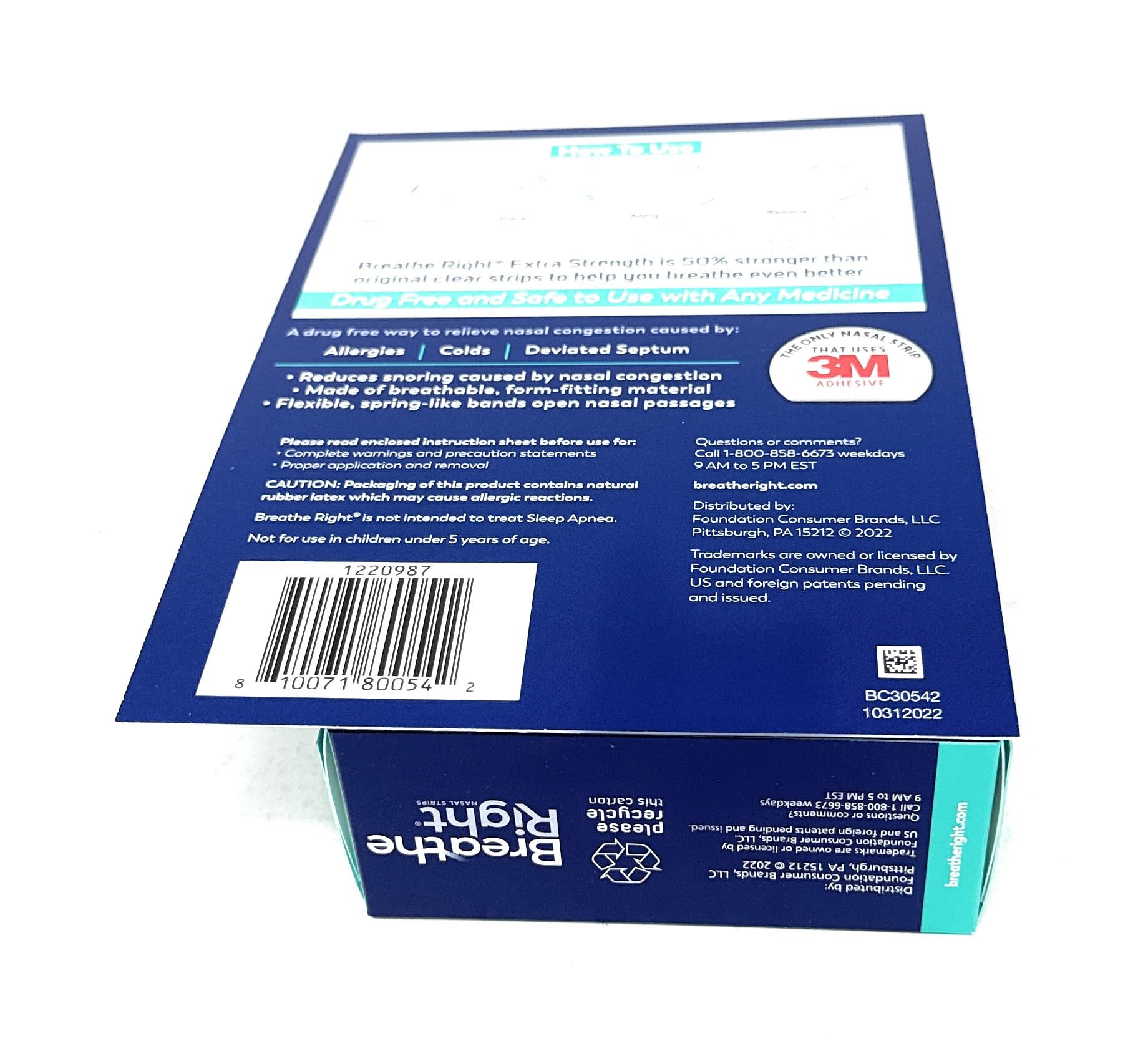 Breathe Right BR Clear Nasal Strips 72 Ct 🍁 All In One Marketplace Canada