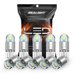 SEALIGHT 194 LED Bulbs 6000K White, 168 2825 T10 W5W 3030 Bright LED Chips, Dome Light, Map Light, Door Light, Courtesy Light, License Plate Light, Pack of 10 🍁 All In One Marketplace Canada