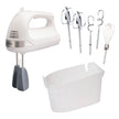 Hamilton Beach 6-Speed Electric Hand Mixer for Baking, 275W, Easy Clean Beaters, Dough Hooks, Whisk, Snap-On Storage Case, White (62636J) 🍁 All In One Marketplace Canada