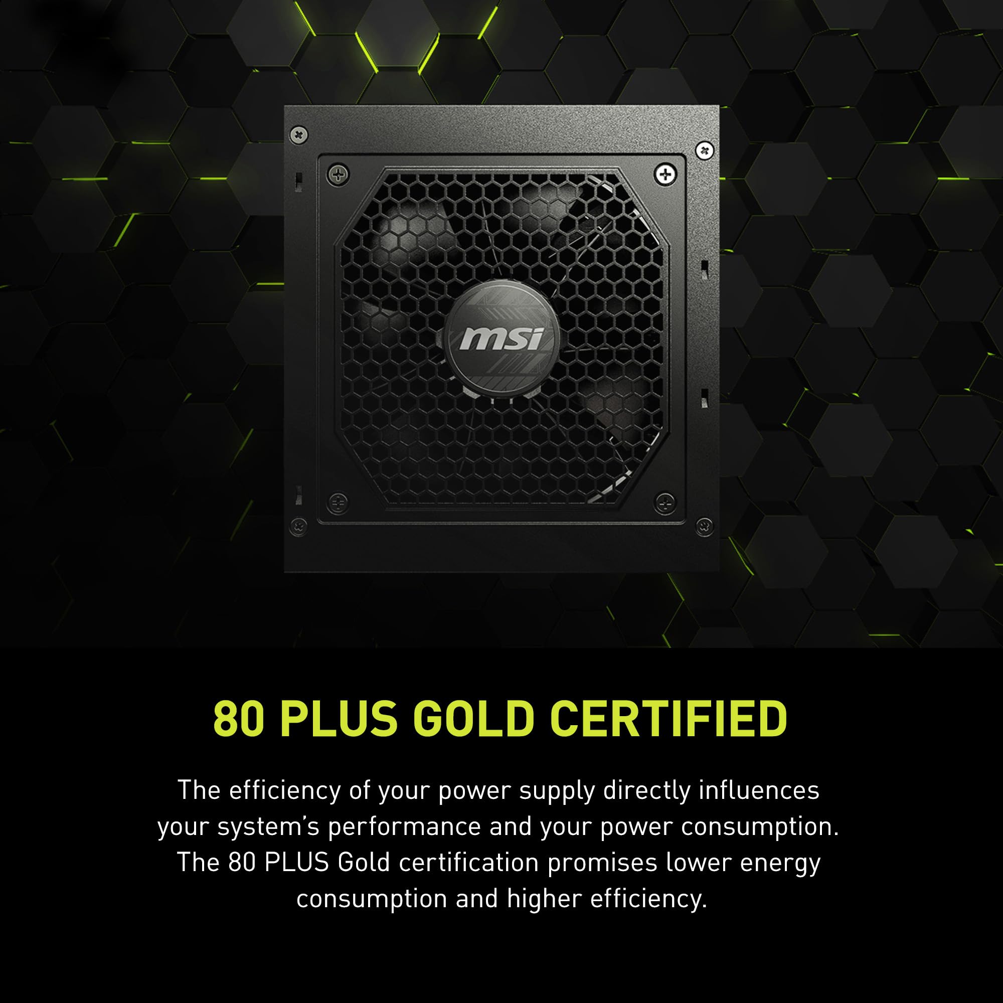 MSI MAG A750GL PCIE5, Fully Modular Compact Gaming 750W Power Supply, 80+ Gold, ATX 3.1 & PCIe 5.1 Ready, Native Dual-Color 12V-2x6 Cable, 10 Year Warranty 🍁 All In One Marketplace Canada