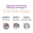 Litter Genie Style Pail - Cat Litter Waste Disposal System with Square Pail Refill Bag - Compatible with Standard and Jumbo Litter Genie Refill 🍁 All In One Marketplace Canada