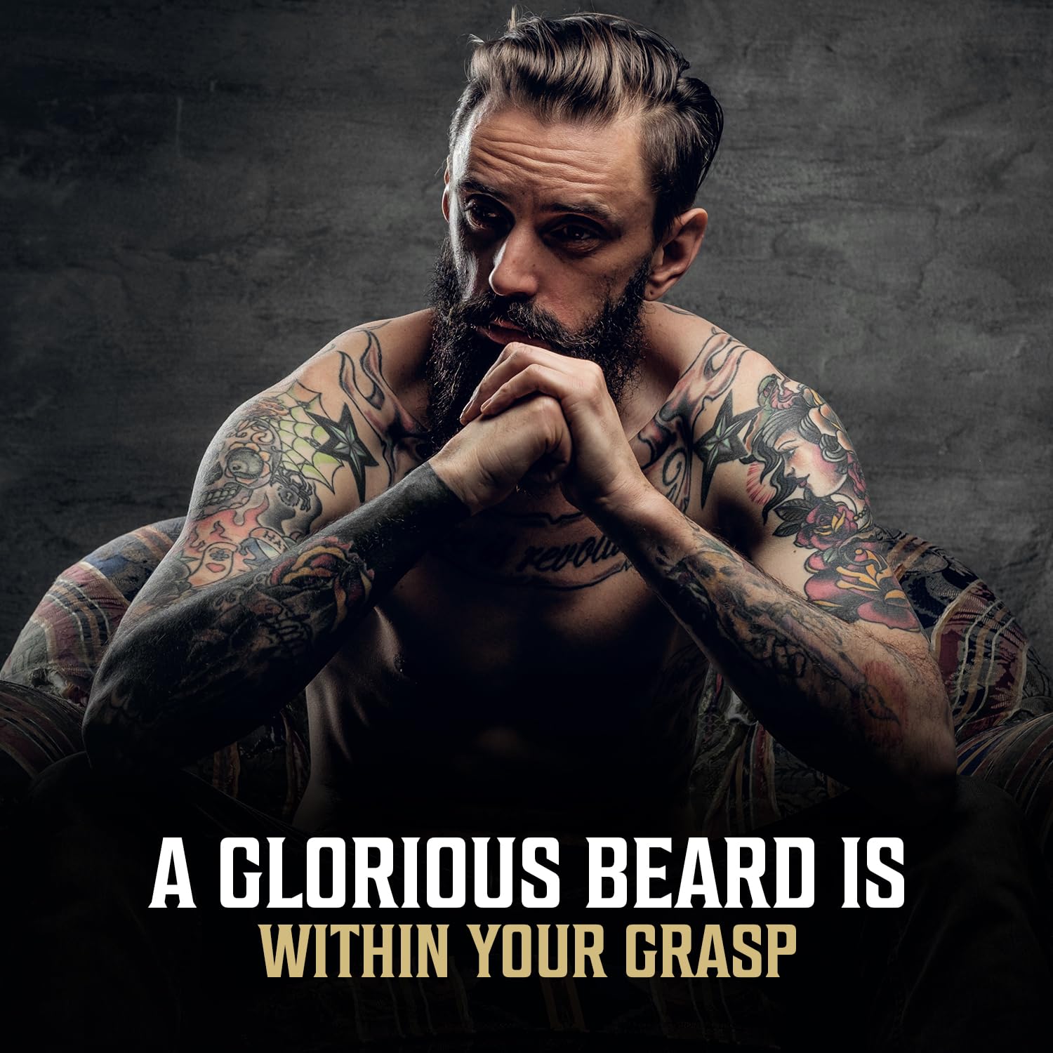 Viking Revolution - Beard Oil - All Natural Beard Oil Men with Argan Oil & Jojoba Oil - Softens, Smooths & Strengthens - Beard Conditioner - Gifts For Men - Spiced Vanilla - 30 ml 🍁 All In One Marketplace Canada