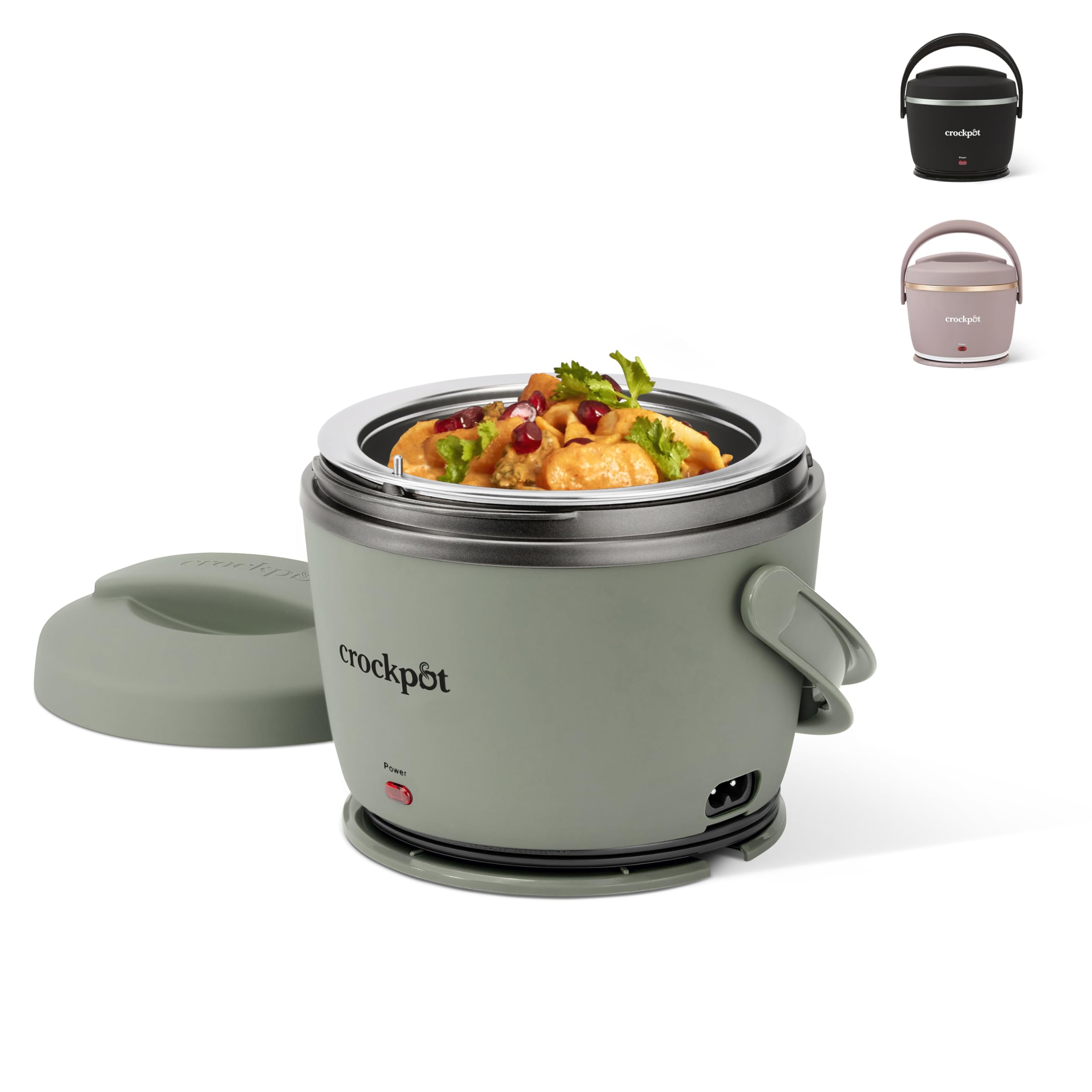 Crock-Pot Electric Lunch Box, Portable Food Warmer for On-the-Go, 20-Ounce (591 mL), Moonshine Green 🍁 All In One Marketplace Canada