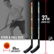 Franklin Sports Youth Street Hockey Set - Includes 2 Street Hockey Sticks and 1 Street Hockey Ball - Official NHL Licensed Product - Perfect Hockey Starter Set for Kids 🍁 All In One Marketplace Canada