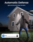 aosu Security Cameras Wireless Outdoor Home System, True 2K HD Night Vision, No Subscription Required, Long Battery Life, 166° Wide View, Spotlight & Siren Alarm, Motion Alert, Support 2.4 & 5GHz WiFi 🍁 All In One Marketplace Canada