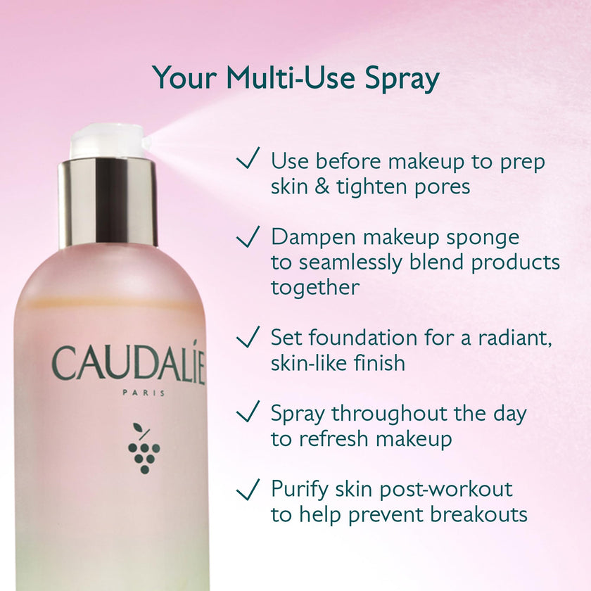 Caudalie Beauty Elixir Face Mist: Toner That Tightens Pores + Reduces Dullness + Sets Makeup - 30 mL 🍁 All In One Marketplace Canada