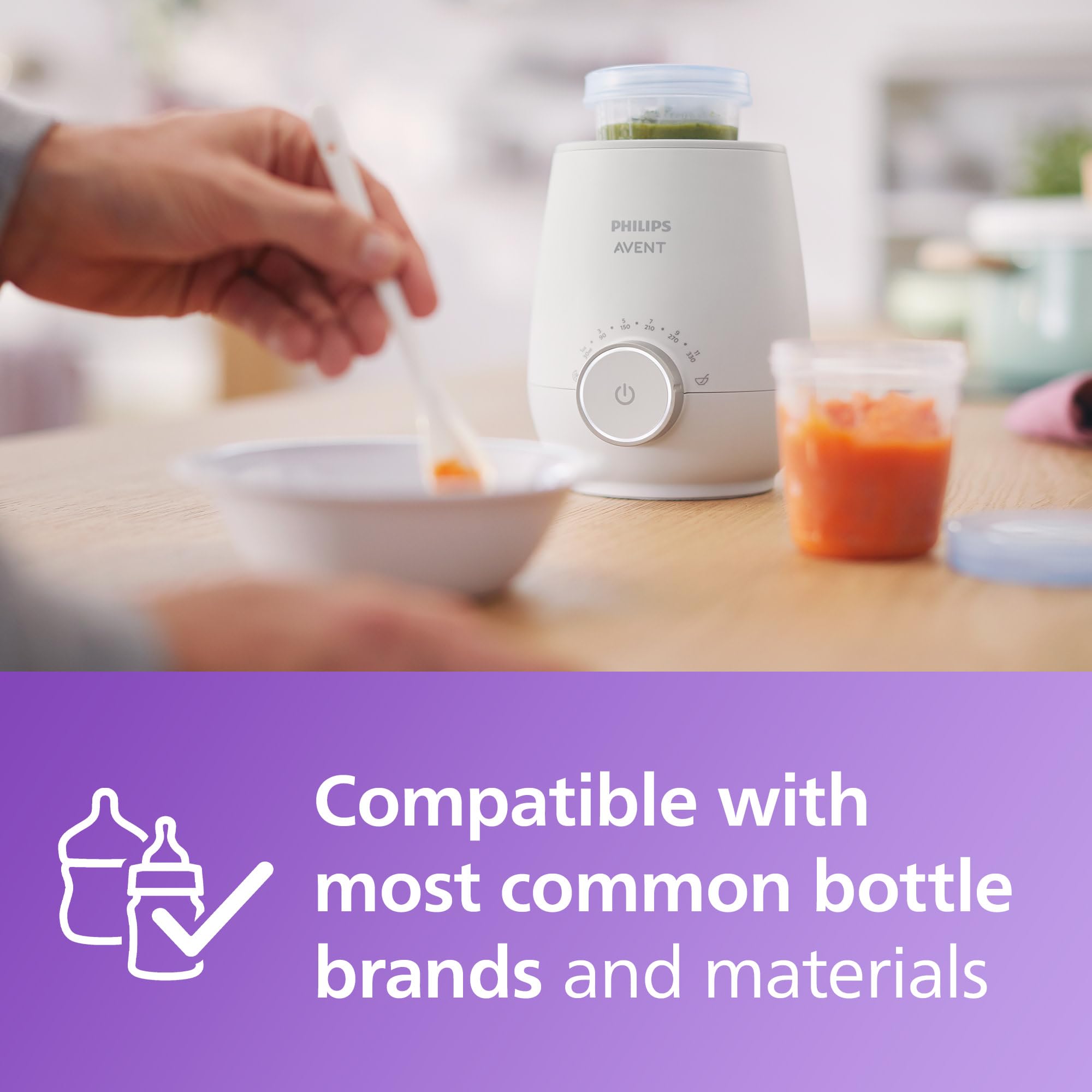 Philips Avent Premium Fast Bottle Warmer, with Smart Temperature Control, Water Bath Technology, Automatic Shut-off, Model SCF358 🍁 All In One Marketplace Canada