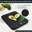 Vitafit 33lb/15kg Digital Food Scale in High Precision 0.1oz/1g, Our Own Kitchen Scale Professional Factory Since 2001, Scale Grams for Cooking & Baking, LED, 3*AAA Battery, Spray Silver Black 🍁 All In One Marketplace Canada