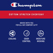 Champion Men Men's Cotton Stretch Boxer Briefs, 3 and 5 Packs Available, Black - 5 Pack, Medium 🍁 All In One Marketplace Canada
