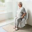 VEVOR Raised Toilet Seat with Arms, 300 lbs Load Capacity, 4-Inch Lift Height, Widened Commode Elevated Toilet Seat Riser with Padded Handles for Seniors, Elderly, Handicap, Disabled, and Adults Use 🍁 All In One Marketplace Canada