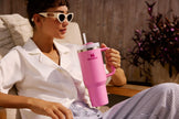 Stanley Quencher H2.0 Tumbler with Handle and Straw 30 oz | Flowstate 3-Position Lid | Cup Holder Compatible for Travel | Insulated Stainless Steel Cup | BPA-Free | Lilac 🍁 All In One Marketplace Canada